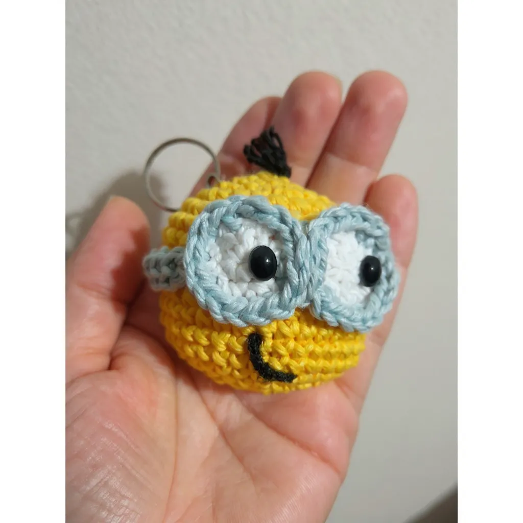 Cabeza de Minion de dos ojos (Bob)-Llavero